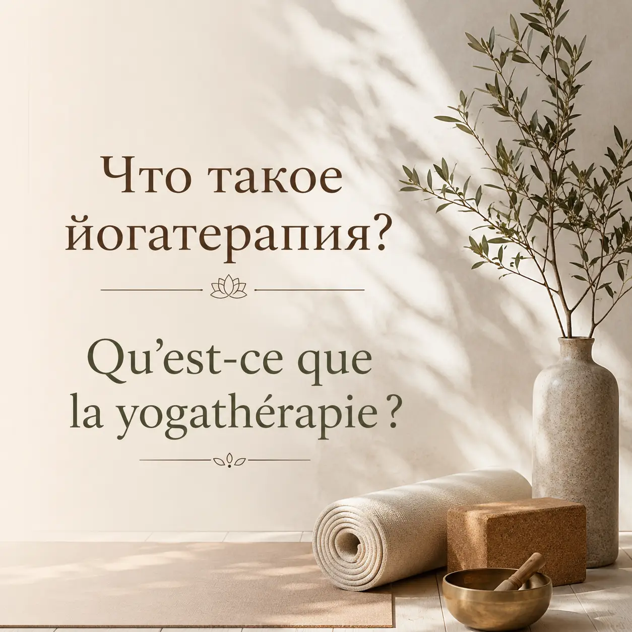 Qu’est-ce que la yogathérapie?