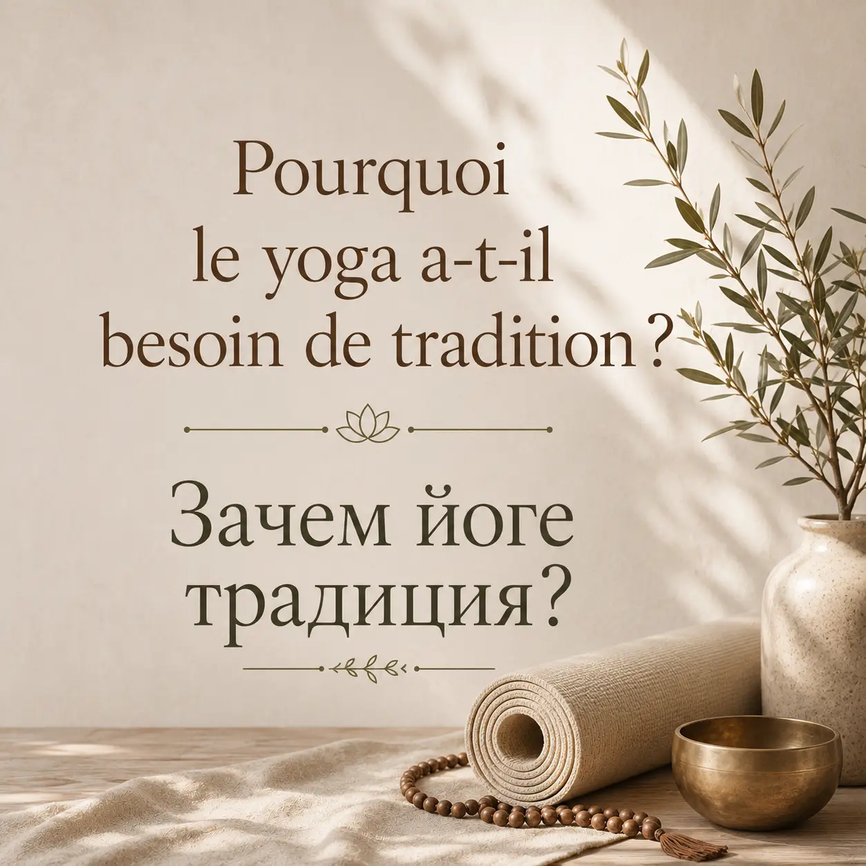 Aujourd’hui, le mot «yoga» est partout.