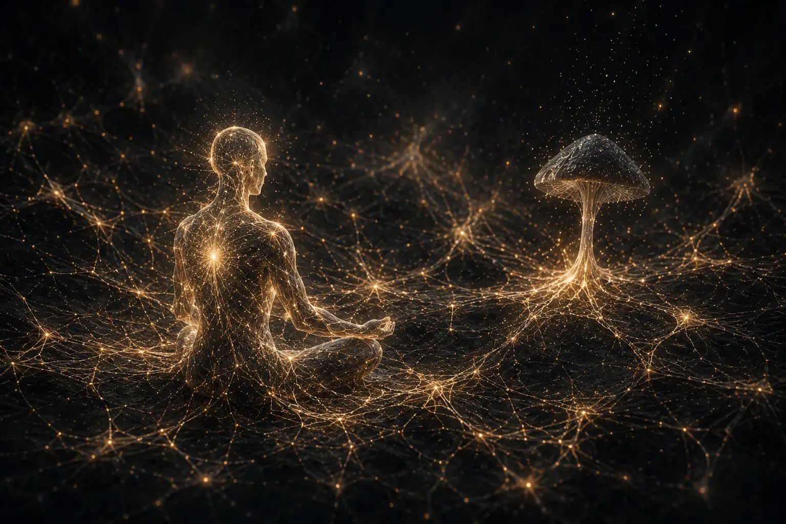 Le réseau de conscience est-il semblable à un mycélium de lumière?