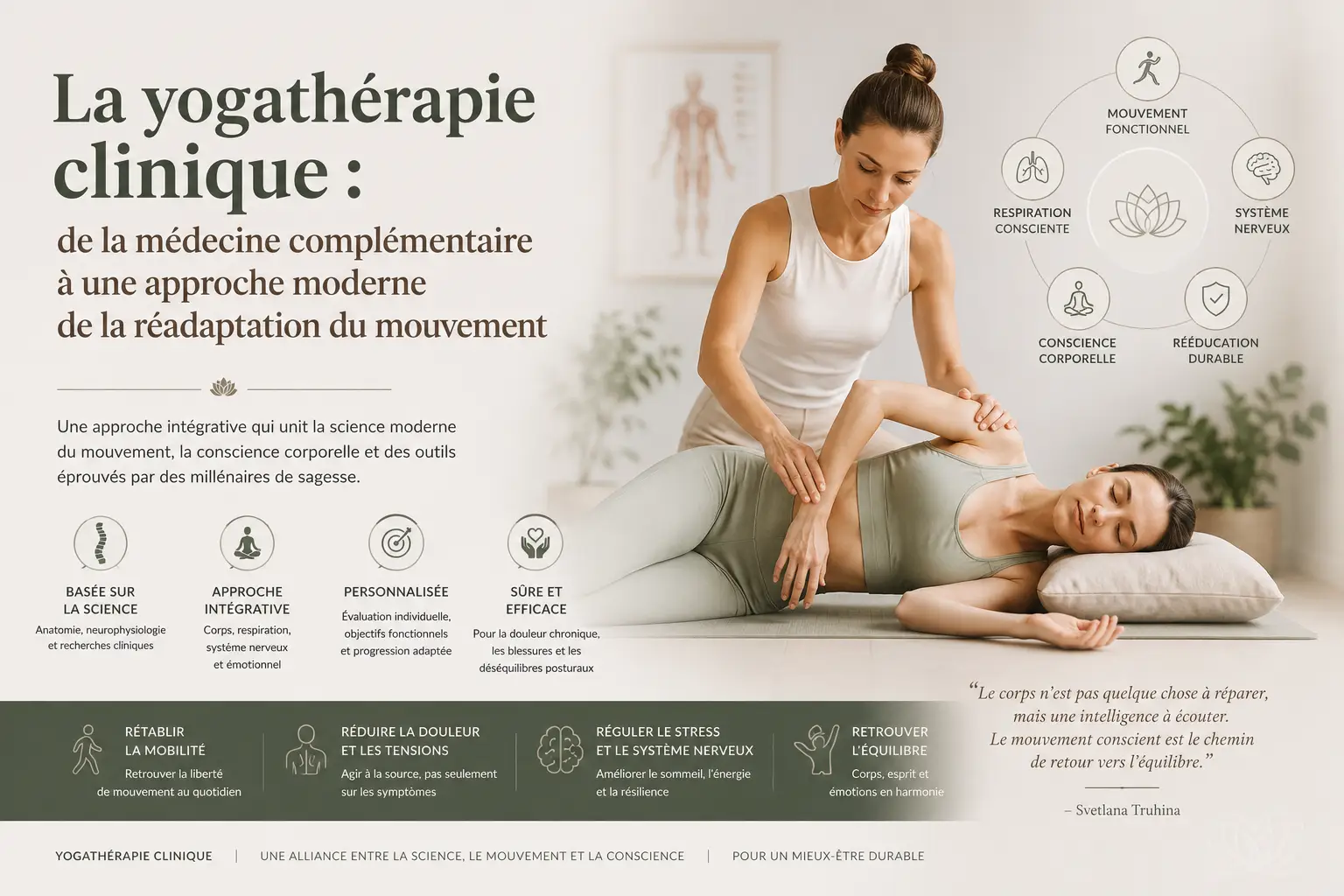 La yogathérapie clinique : de la médecine complémentaire à une approche moderne de la réadaptation du mouvement